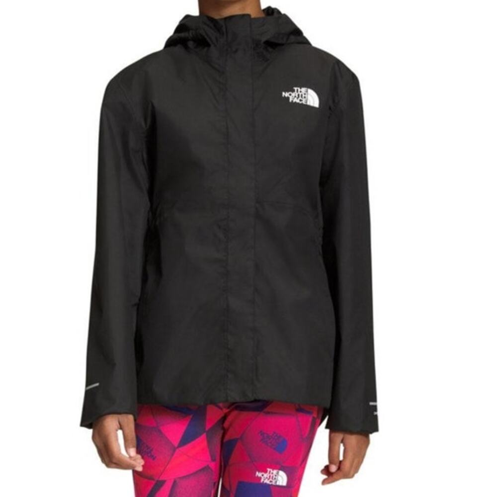 The North Face Kids Antora Rain Jacket Black XS NWT Youth Waterproof Shell
